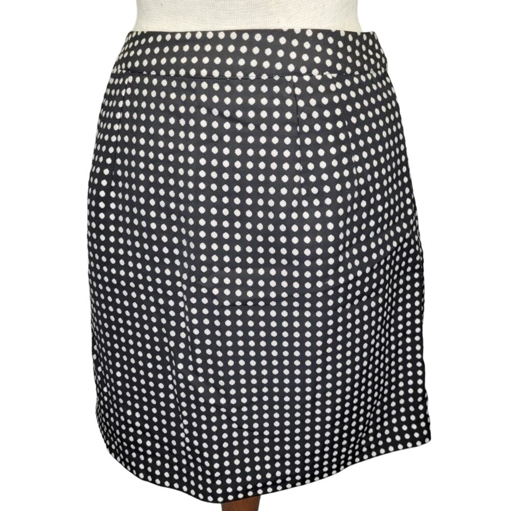 Black and White Poka Dot Mini Skirt Size 2